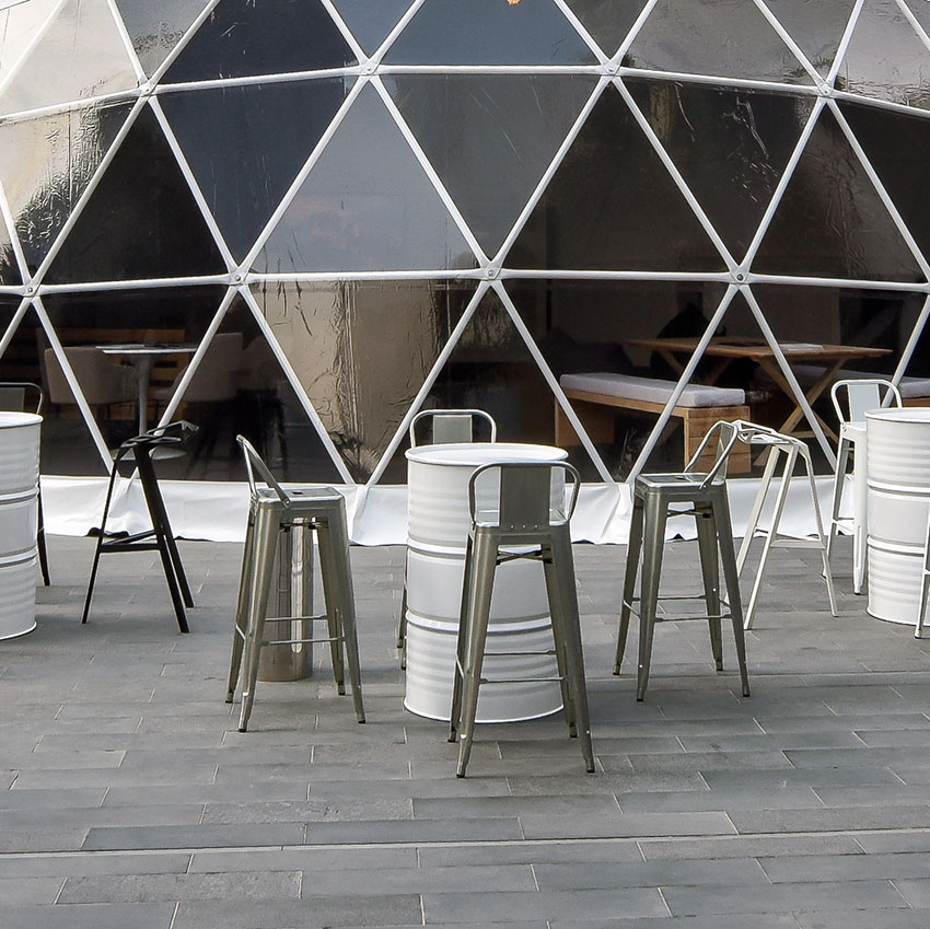 Furniture Rental - 19-LTXXS-Bar-Stool-Urban-with-Back-Galvanized