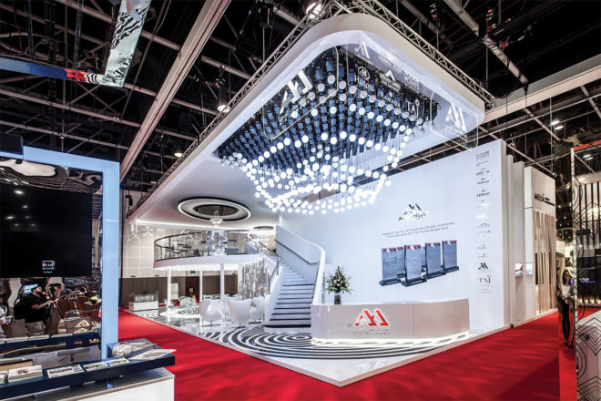 Greenbrier Company showcasing the newest exhibition stand trends in Dubai