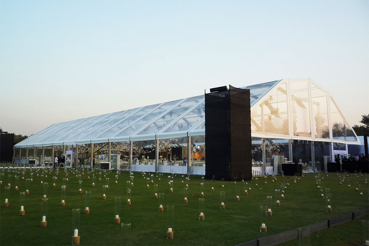 Polygonal Tent Rental in Dubai