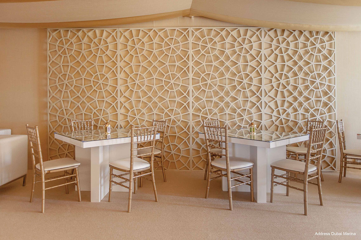 Furniture Rental - Ramadan Tent The Address Dubai Marina