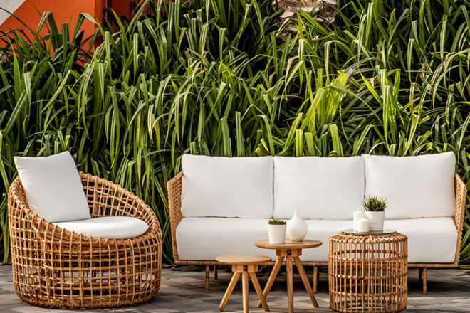 Lolah Rattan Set - Furniture Rental