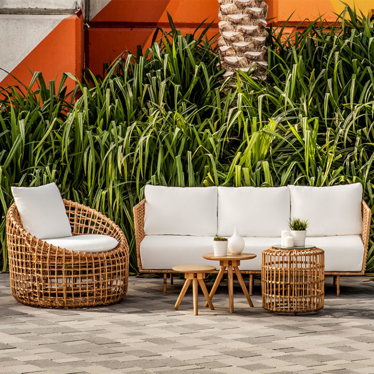 Lolah Rattan Set - Furniture Rental
