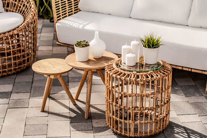 Lolah Rattan Set - Furniture Rental
