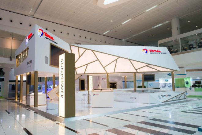 TOTAL S.A. Exhibition Stand at WFES 2015