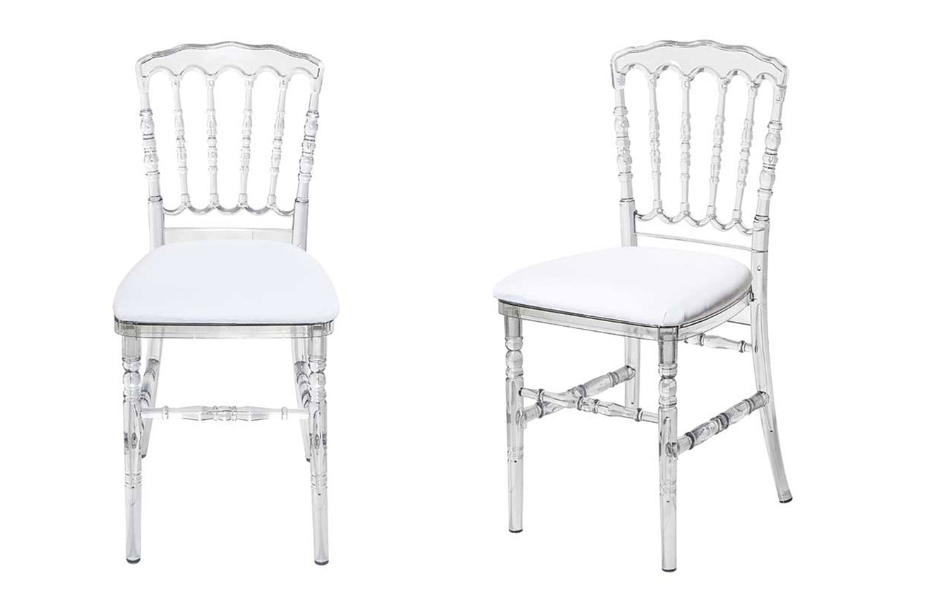 chivari transparent chair - electra exhibitions