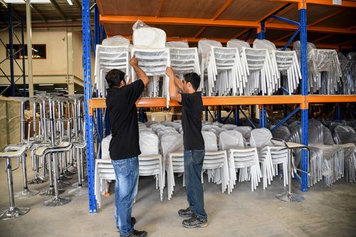 tents and furniture rental- Electra Exhibition