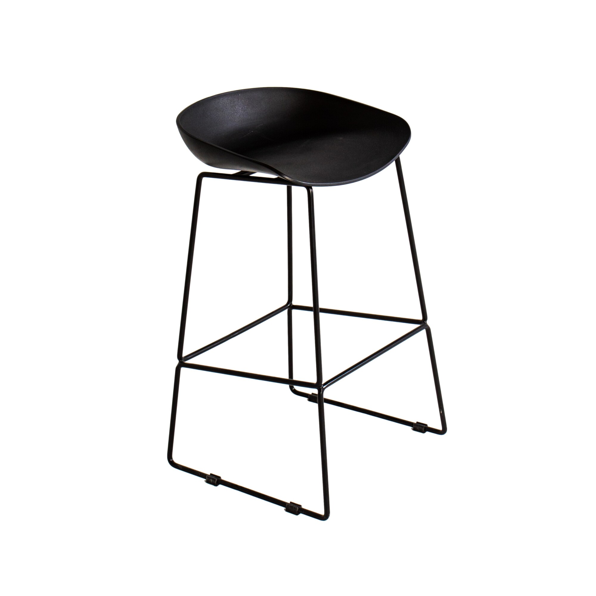Contemporary Bar Stool Black - Electra Exhibitions