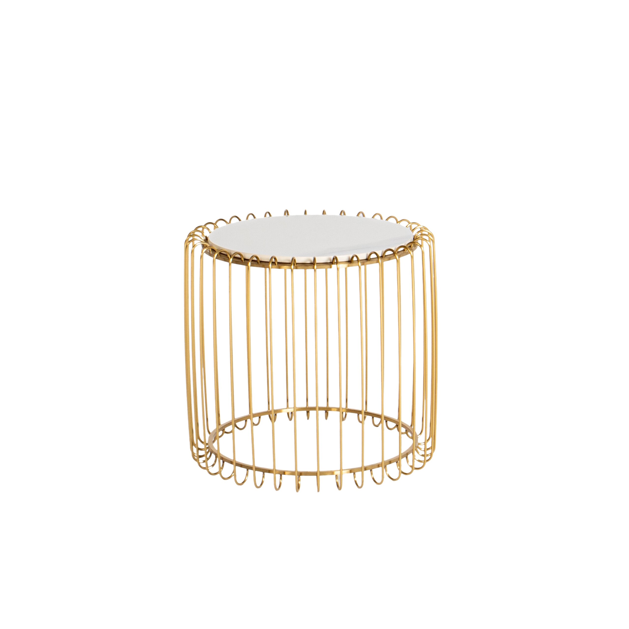 Saray Side Table Marble Top - electra exhibitions