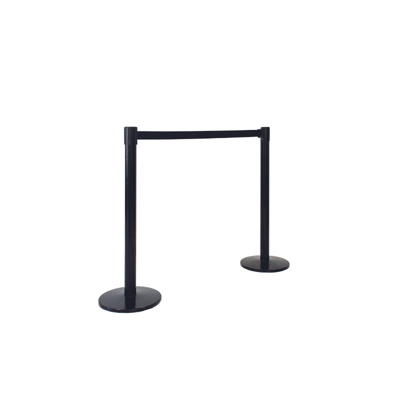 Poles Black With Automatic Black Ropes